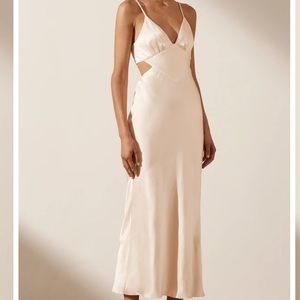 Shona Joy Backless Midi Dress